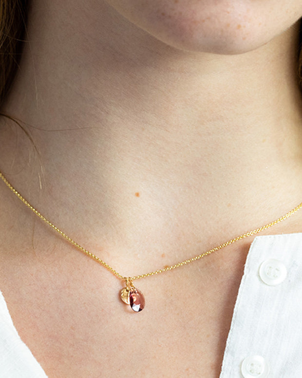 Collier Bahia Rhodolite Or 585/1000