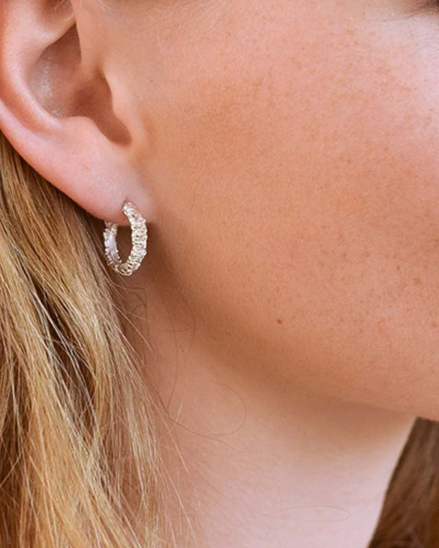 Créoles Billes Argent 925