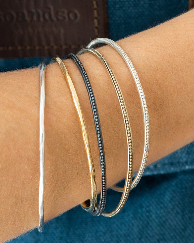 Bracelet Jonc Brindilles Argent 925