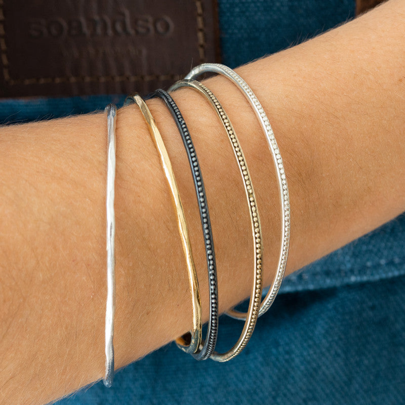 Bracelet Jonc Brindilles Argent 925