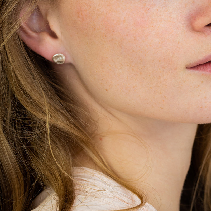 Boucles d'Oreilles Moon M Argent 925