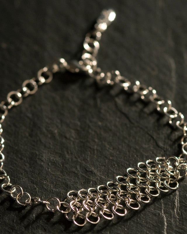 Bracelet Cotte de Mailles Gourmette Argent 925 Enfant