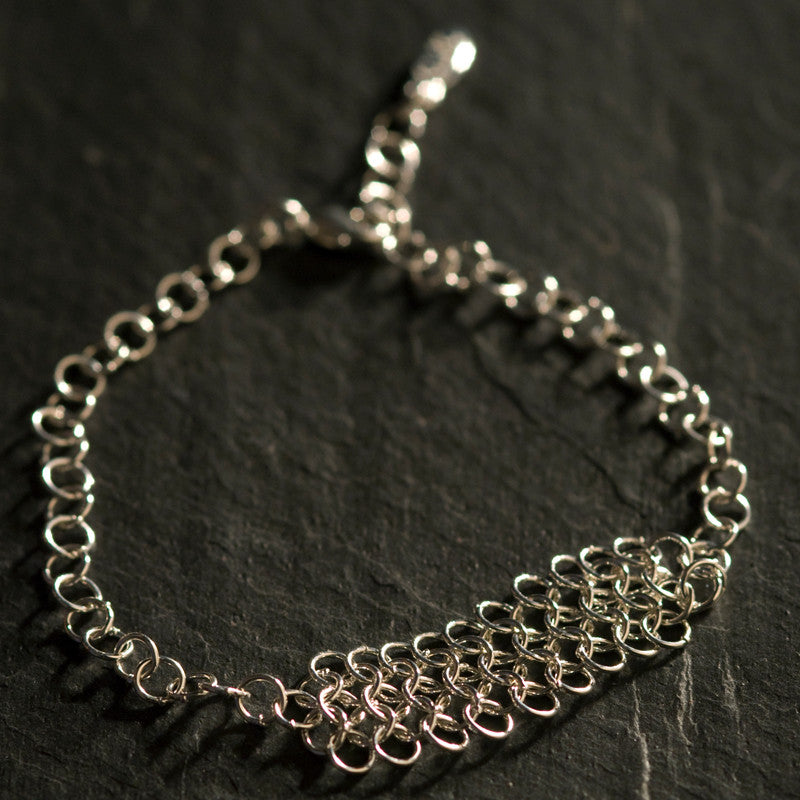 Bracelet Cotte de Mailles Gourmette Argent 925 Enfant