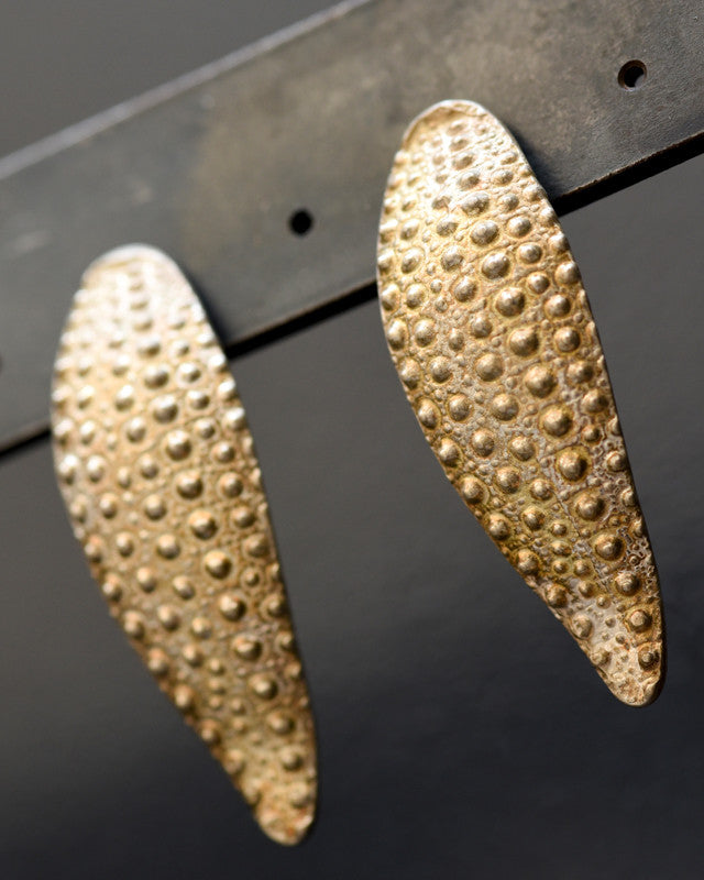 1 Boucle d'Oreille Oursin Argent 925