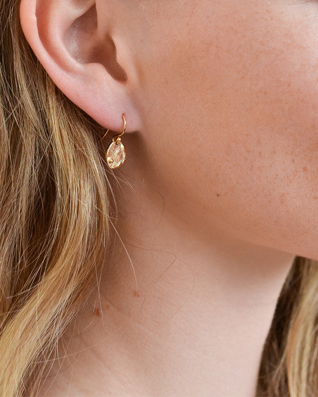 Dormeuses Blossom Argent 925 Doré à l'Or Fin