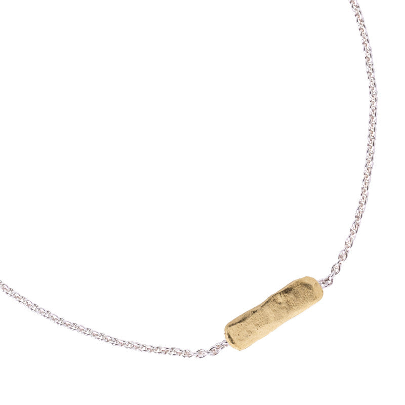 Bracelet Niger Chaîne Argent 925 et Or 585/1000