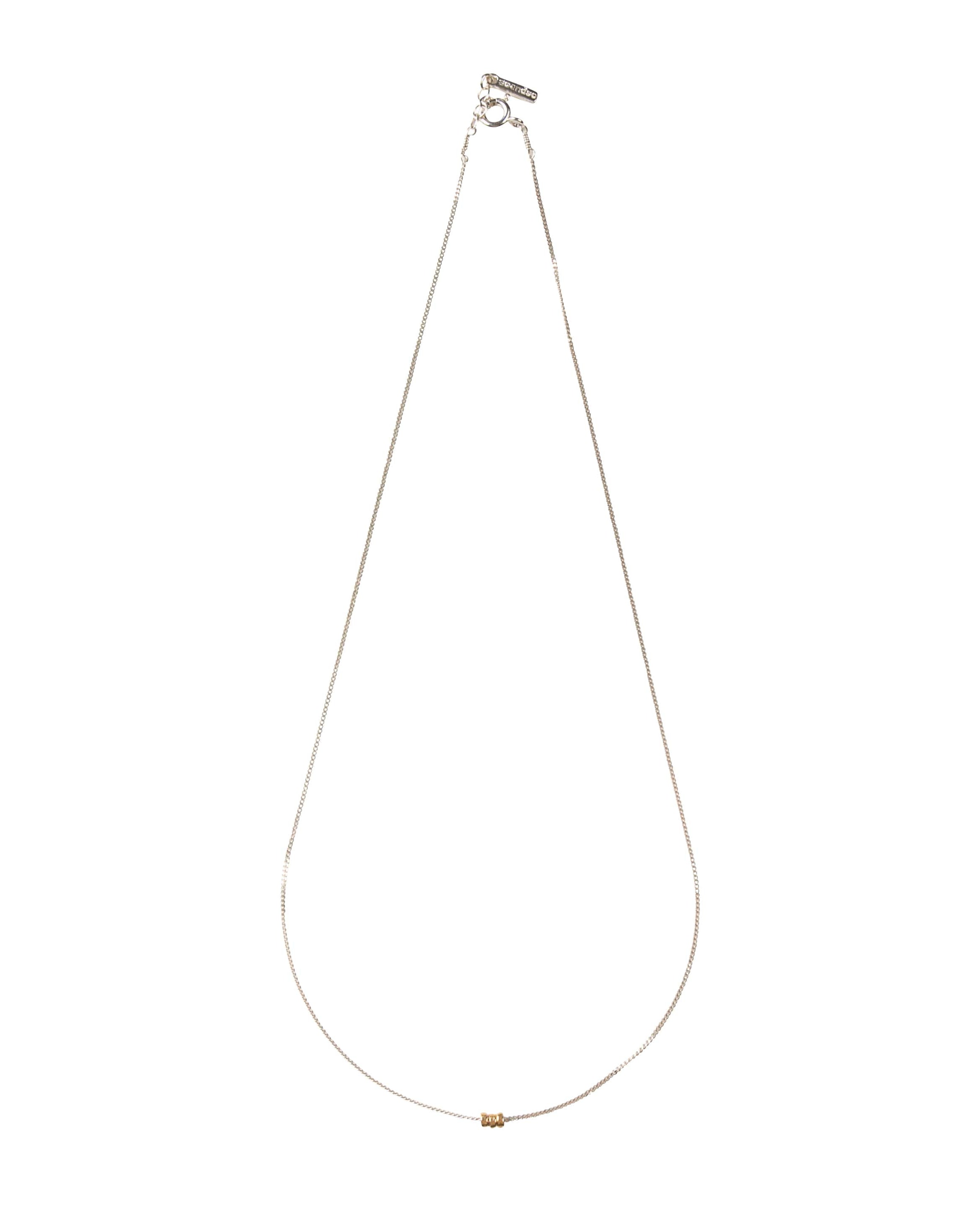 Collier Dune Argent 925 & Or 18K