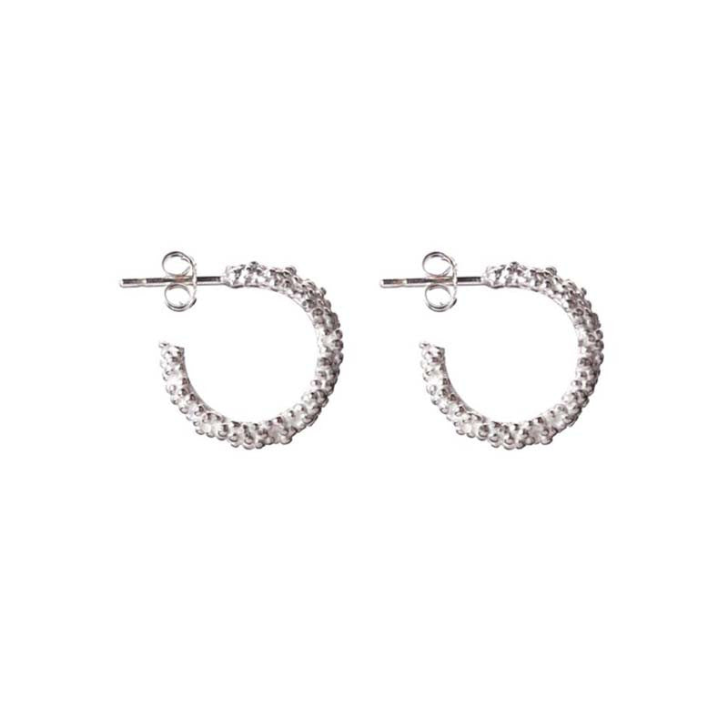 Créoles Billes Argent 925