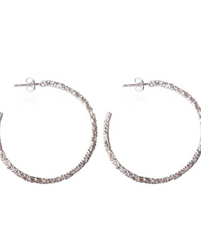 Créoles Billes Grand Modèle Argent 925