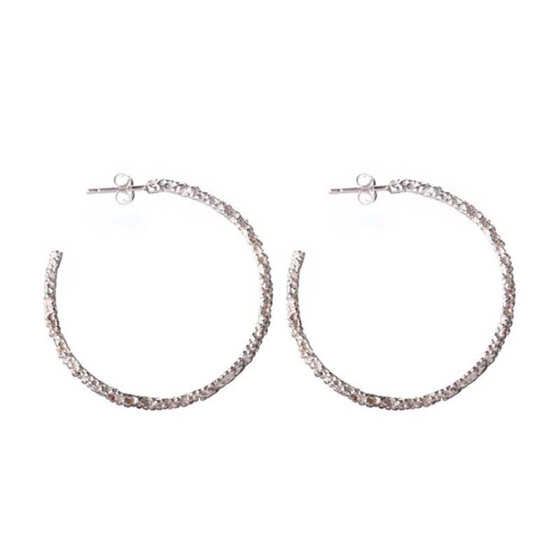 Créoles Billes Grand Modèle Argent 925