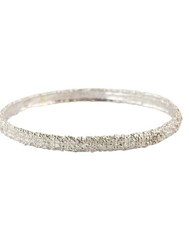 Jonc Billes Large Argent 925