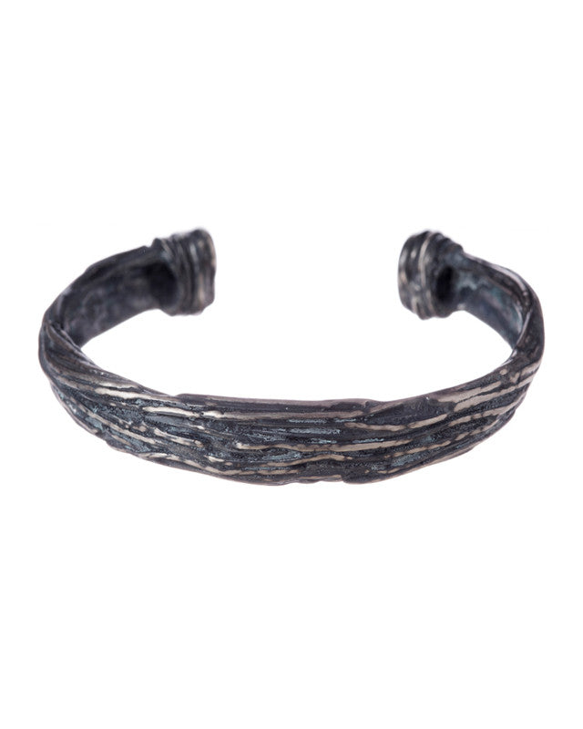 Bracelet Twist Argent 925 Oxydé