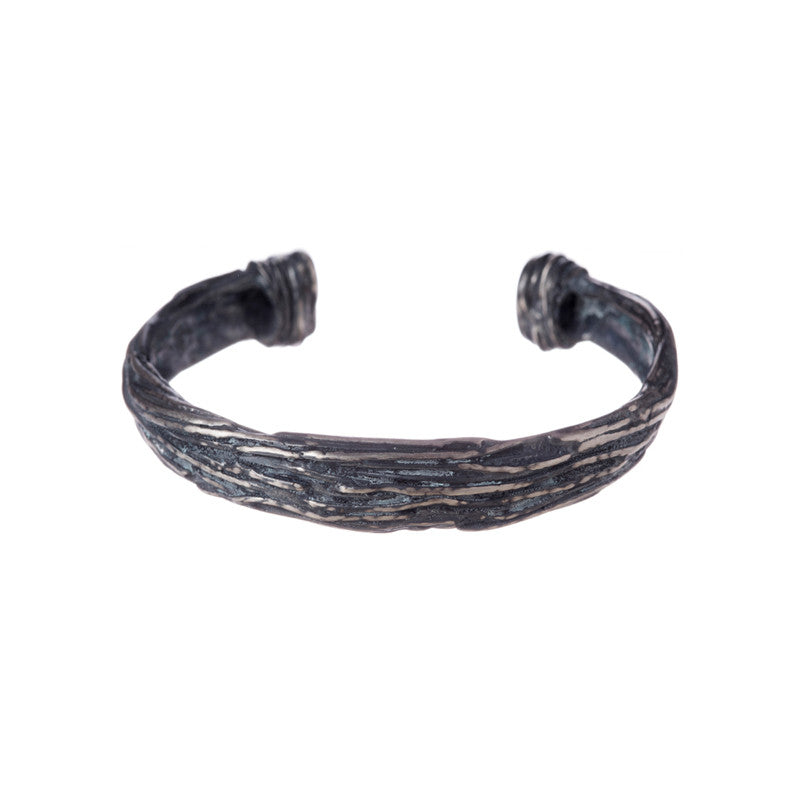 Bracelet Twist Argent 925 Oxydé