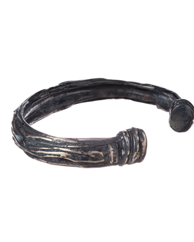 Bracelet Twist Argent 925 Oxydé