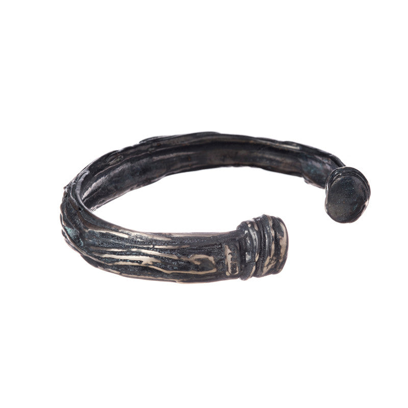 Bracelet Twist Argent 925 Oxydé