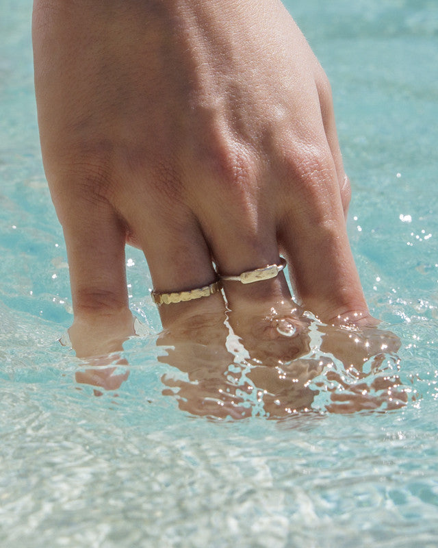 Bague Argent 925 et Or 585/1000