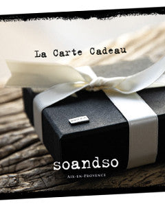 La Carte Cadeau Soandso