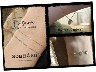 La Carte Cadeau bracelet soudé