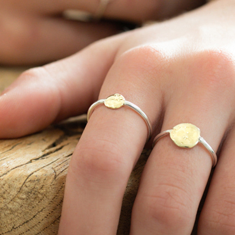 Bague Bahia Argent 925 & Or 585/1000