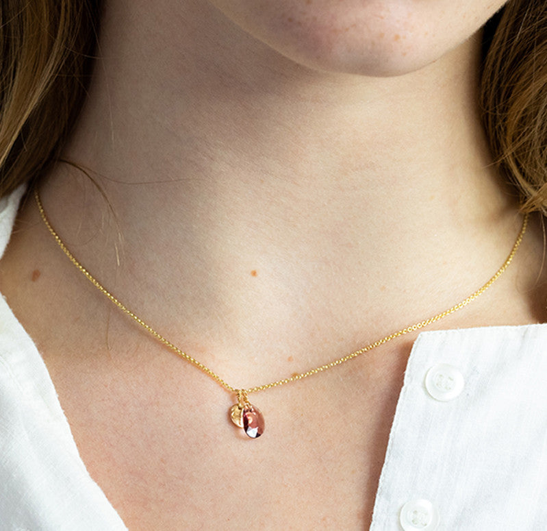Collier Bahia Rhodolite Or 585/1000