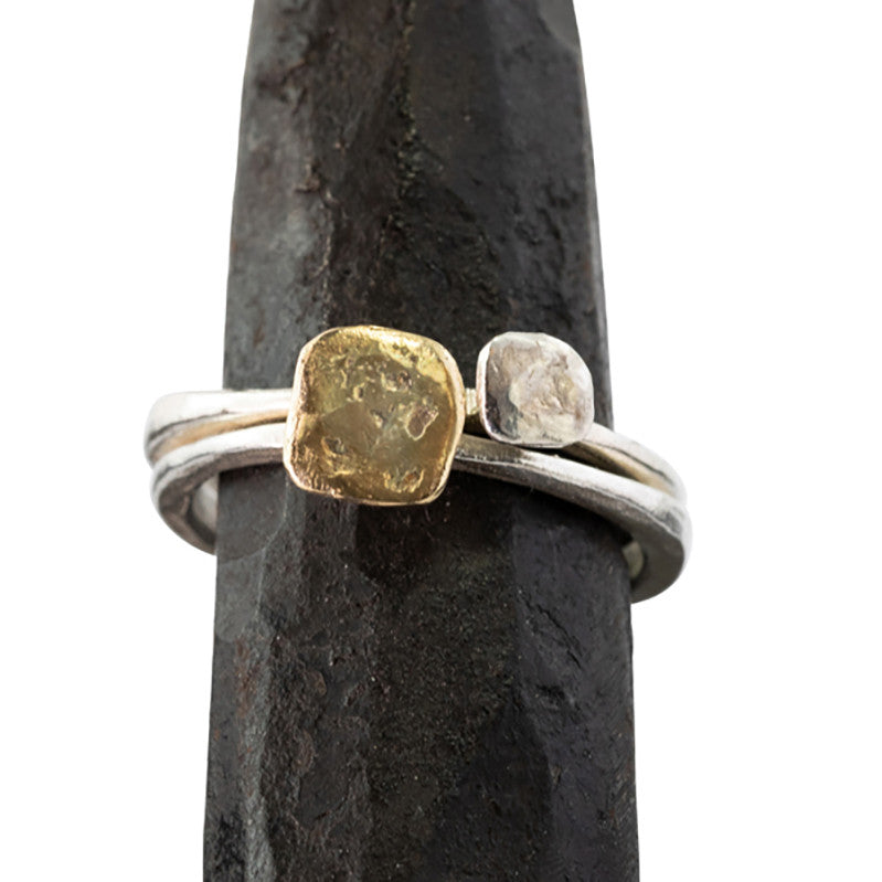 Bague Square Petit Modèle Argent 925