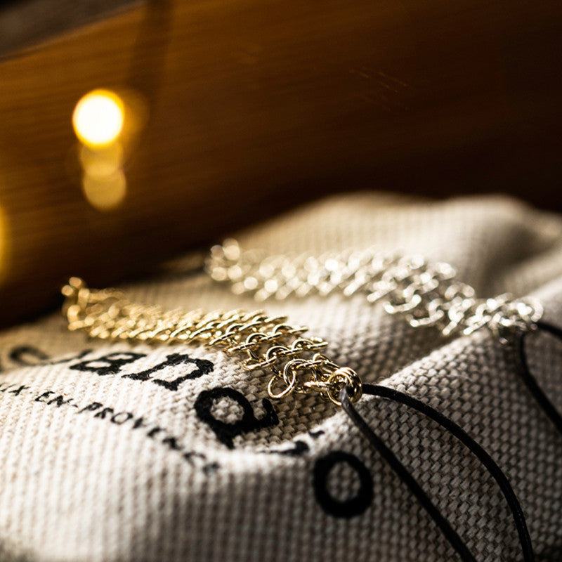 Bracelet Cotte de Mailles 48 Vermeil Or Clair