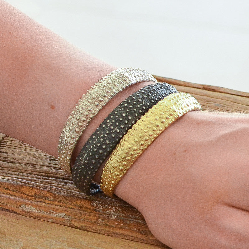 Bracelet Oursin Argent 925 Oxydé