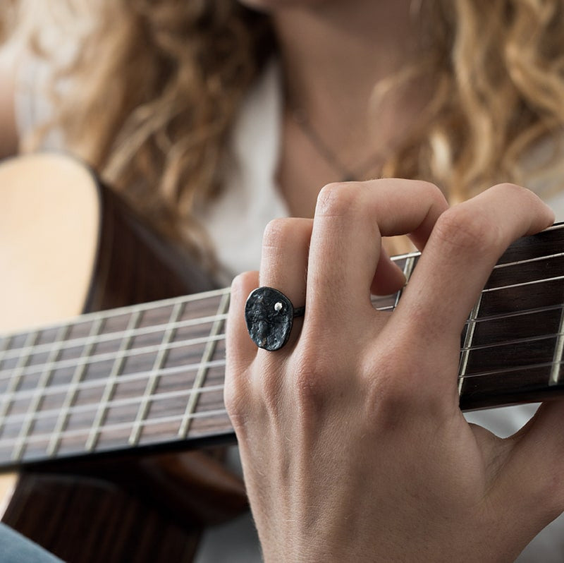 Bague Blossom XL Argent 925 Oxydé